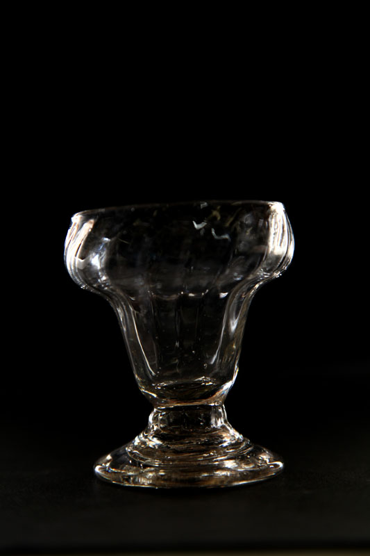 TWO PIECES OF BLOWN GLASS. 