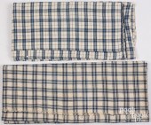 TWO PIECES OF BLUE AND WHITE C
