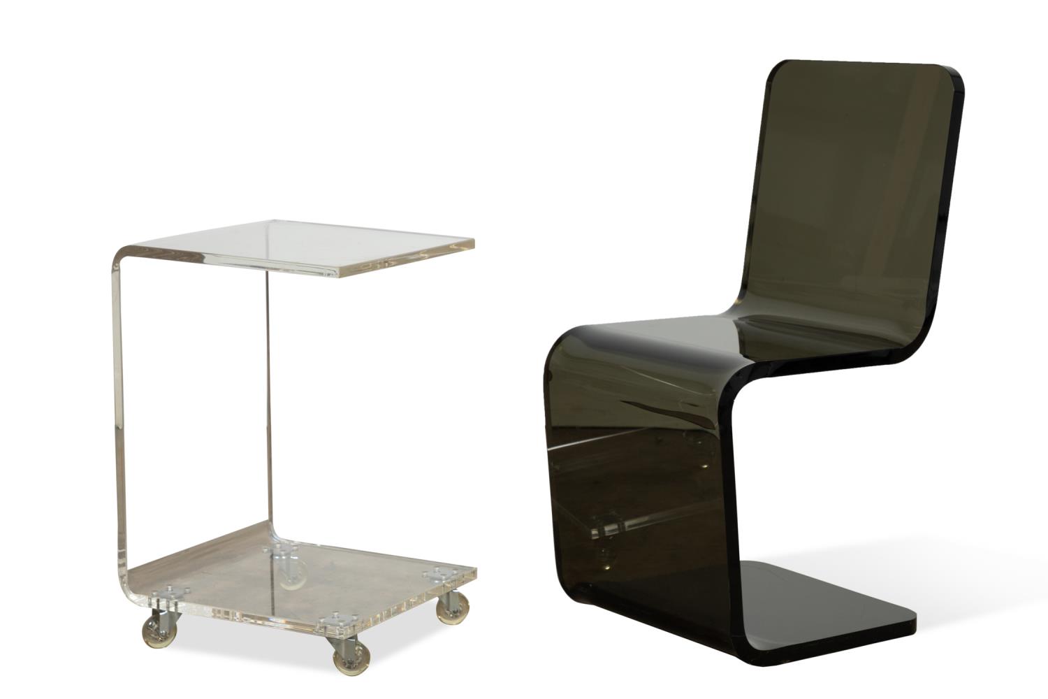 TWO PIECES OF CANTILEVERED