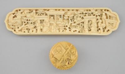 Two Pieces of Carved Ivory