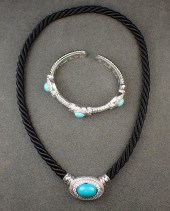 TWO PIECES OF DESIGNER JEWELRY