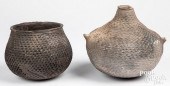 TWO PIECES OF EARLY NATIVE AME