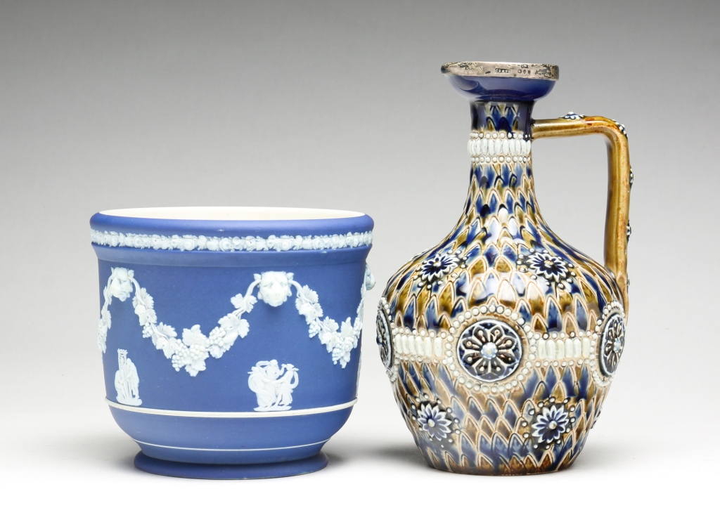 TWO PIECES OF ENGLISH CHINA. Second