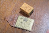 TWO PIECES OF EPHEMERA. Americ