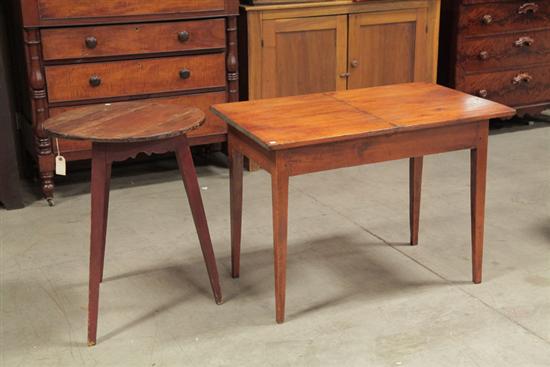 TWO PIECES OF FURNITURE. A small