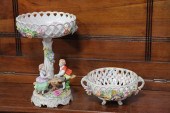 TWO PIECES OF GERMAN PORCELAIN