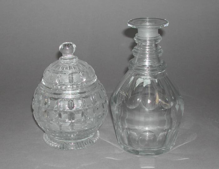 Two Pieces of Glassware,  first