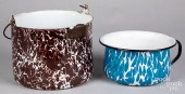 TWO PIECES OF GRANITEWARETwo p