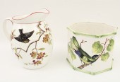 TWO PIECES OF ITALIAN PORCELAI