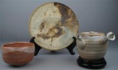 TWO PIECES OF JAPANESE POTTERY