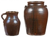 TWO PIECES OF J.G. BAYNHAM POT