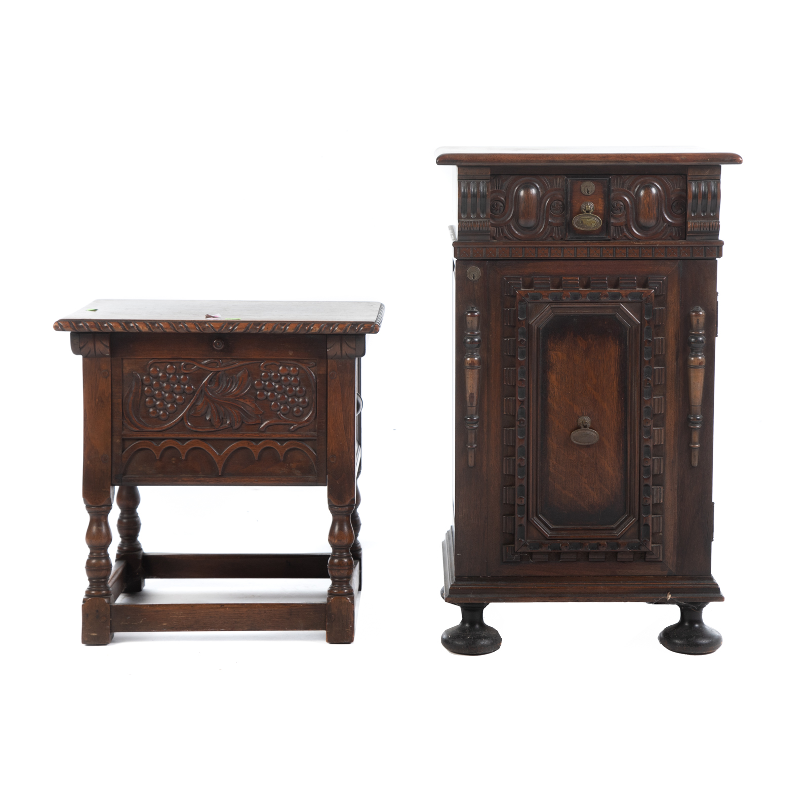 TWO PIECES OF KITTINGER JACOBEAN