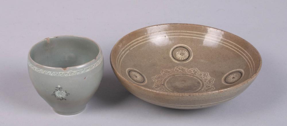 TWO PIECES OF KOREAN INLAID