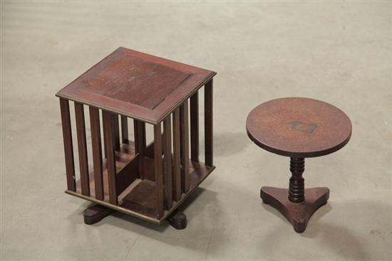 TWO PIECES OF MINATURE FURNITURE.