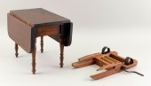 TWO PIECES OF MINIATURE FURNIT