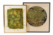 TWO PIECES OF MODERN ARTWORK: