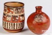 TWO PIECES OF NAZCA POLYCHROME