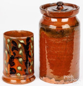 TWO PIECES OF NEW ENGLAND REDW