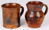 TWO PIECES OF PENNSYLVANIA RED