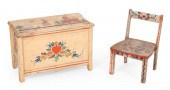 TWO PIECES OF PETER HUNT-DECOR