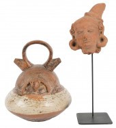 TWO PIECES OF PRIMITIVE-STYLE