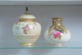 TWO PIECES OF ROYAL WORCESTER.