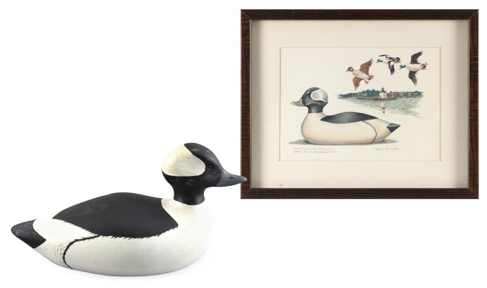 TWO PIECES OF SPORTING ART LATE