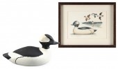 TWO PIECES OF SPORTING ART LAT