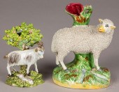TWO PIECES OF STAFFORDSHIRE, 1