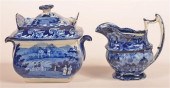 TWO PIECES OF STAFFORDSHIRE BL