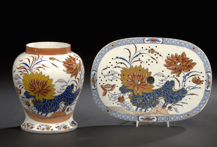 Two Pieces of Staffordshire Pottery