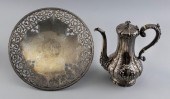 TWO PIECES OF STERLING SILVER