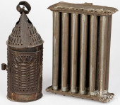 TWO PIECES OF TINWARE<br>Two p