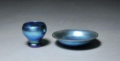 TWO PIECES OF UNSIGNED STEUBEN