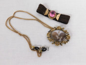 TWO PIECES OF VICTORIAN ERA HA