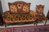 TWO PIECES OF VICTORIAN FURNIT