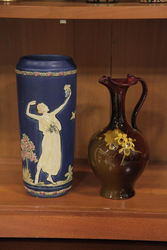 TWO PIECES OF WELLER POTTERY. A