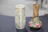 TWO PIECES OF WELLER POTTERY.
