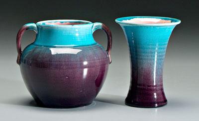 Two pieces Pisgah Forest pottery: