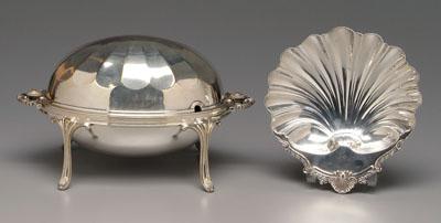 Two pieces silver plated
