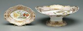 Two pieces Spode porcelain: ca