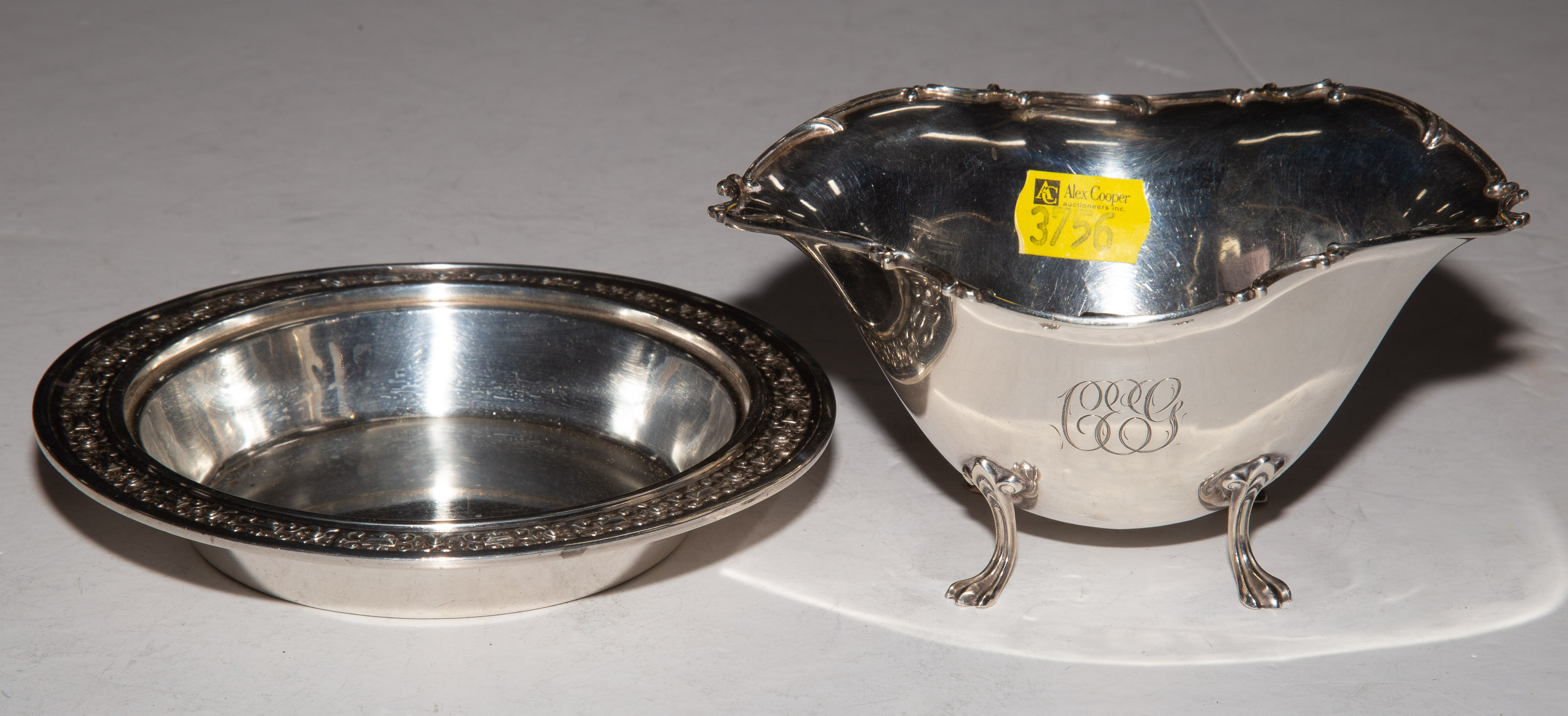 TWO PIECES STERLING HOLLOWWARE