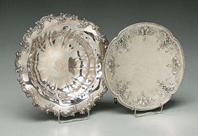 Two pieces sterling hollowware: