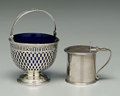 Two pieces Tiffany sterling: