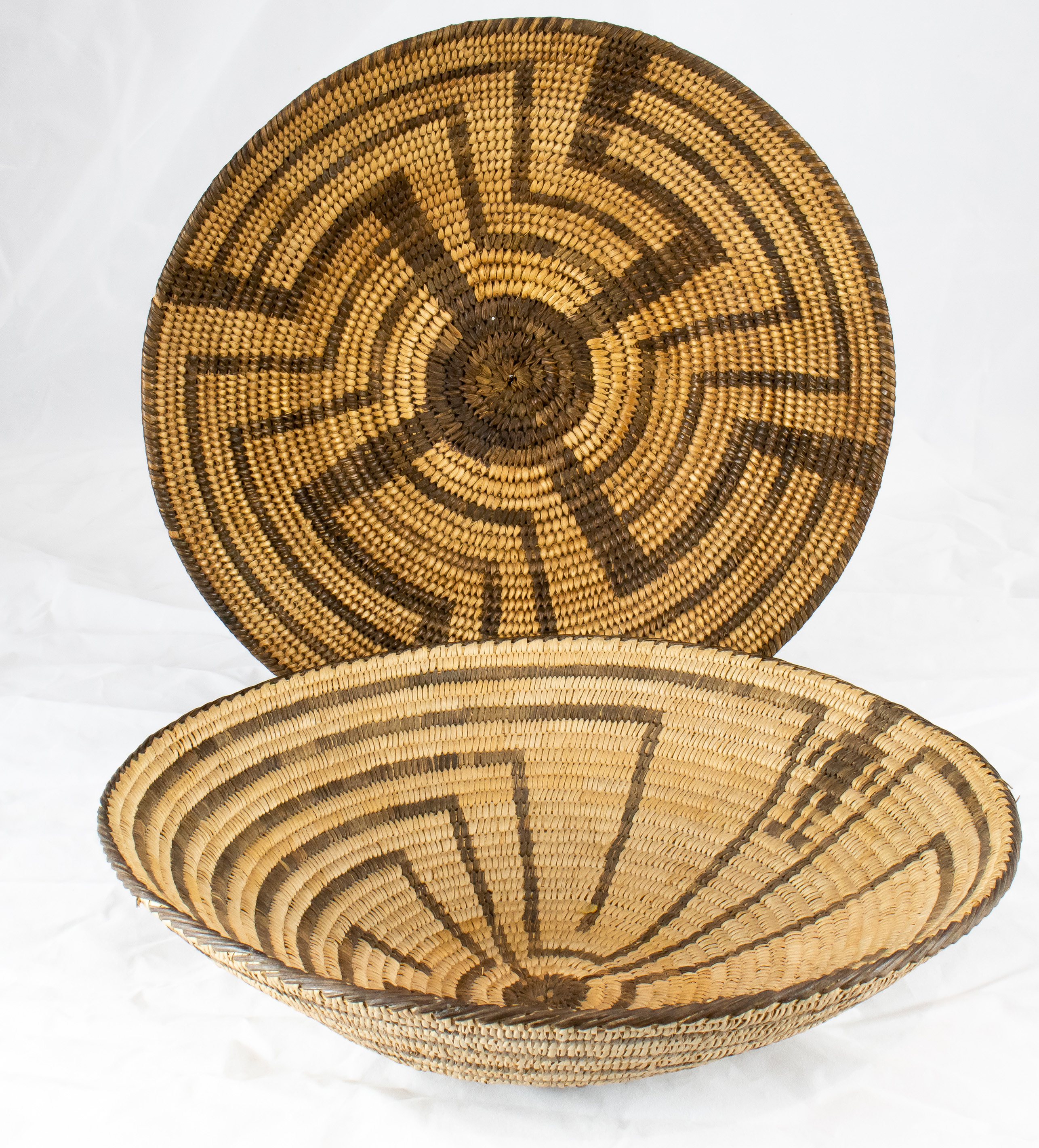 TWO PIMA BASKETS Two pima