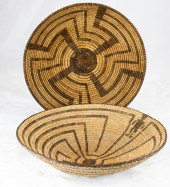 TWO PIMA BASKETS Two pima bask