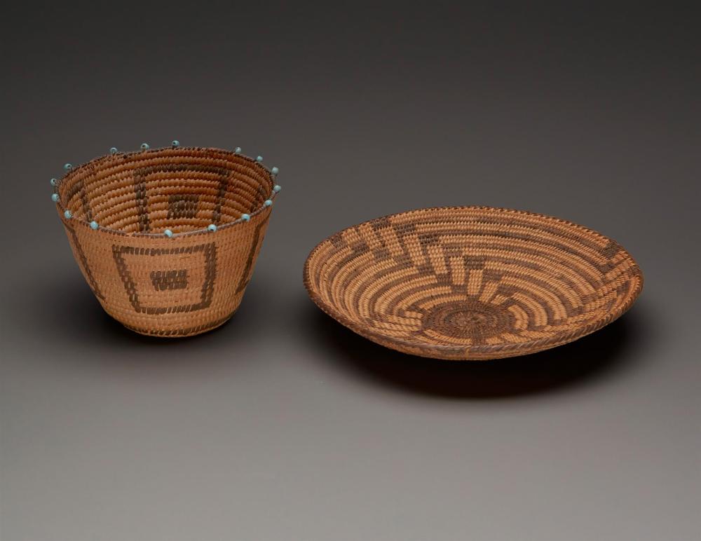 TWO PIMA BASKETSTwo Pima