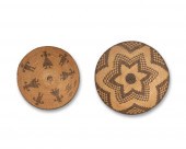 TWO PIMA TRAY BASKETSTwo Pima