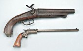 Two pistols: Stevens Mdl. 43 .