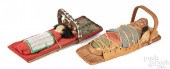 TWO PLAINS INDIAN DOLL AND CRA